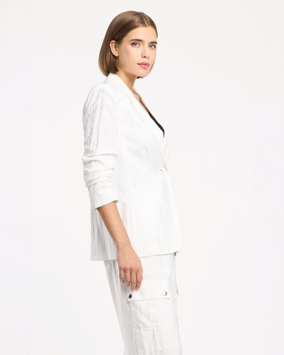 Cinq à Sept Tumbled Woven Khloe Blazer