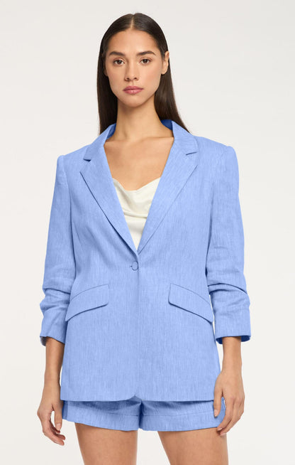 Cinq à Sept Linen Suiting Kylie Blazer