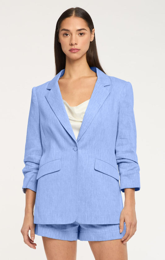 Cinq à Sept Linen Suiting Kylie Blazer