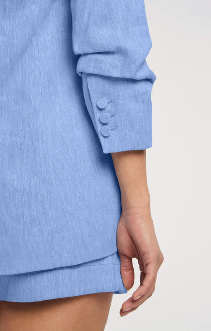 Cinq à Sept Linen Suiting Kylie Blazer