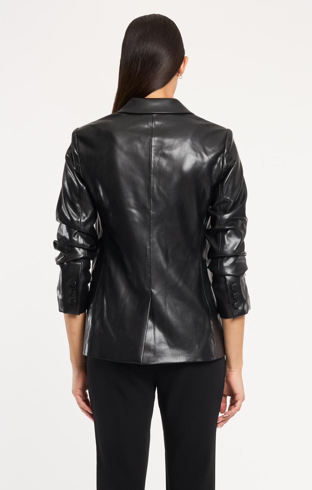 Cinq à Sept Vegan Leather Kylie Blazer