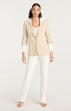 Khaki/white