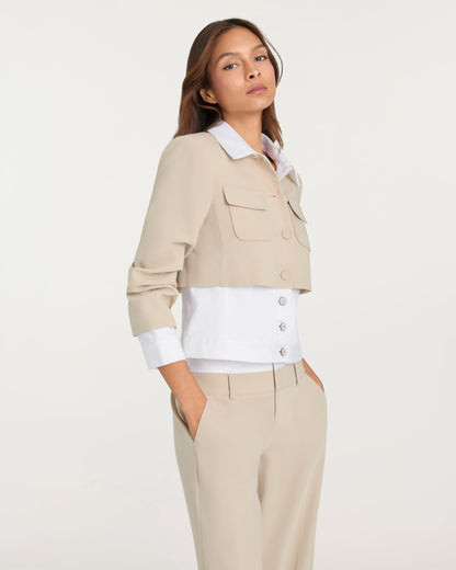 Cinq à Sept Lorraine Jean Jacket