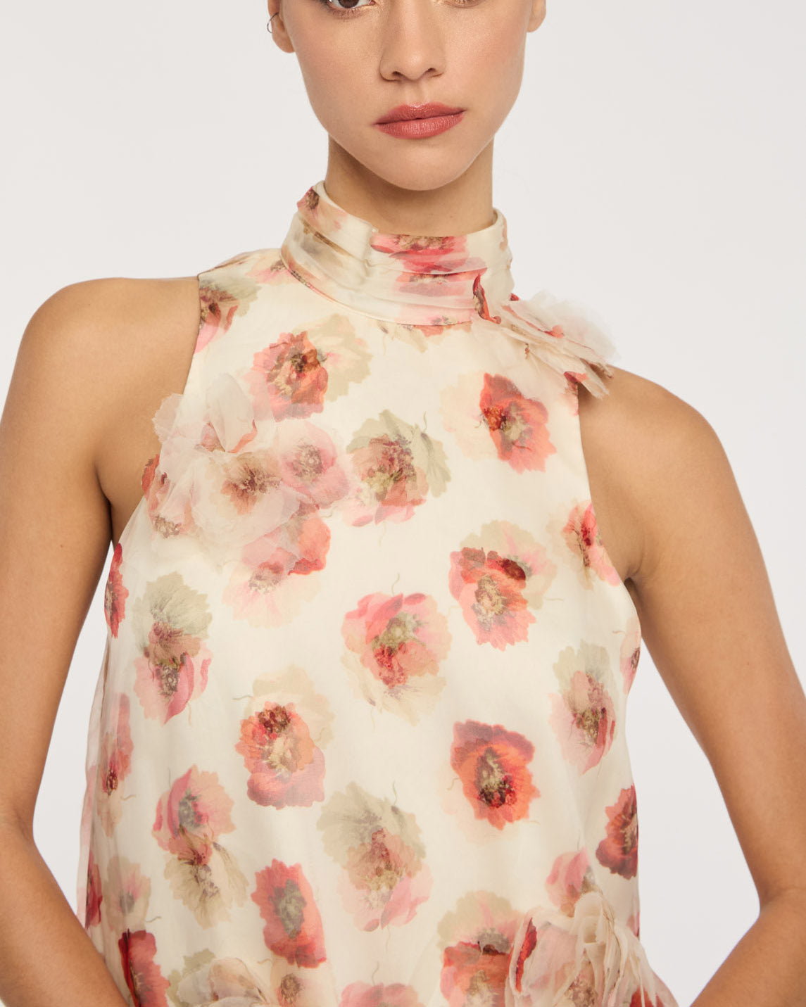 Cinq à Sept Floating Poppies Sylvia Dress