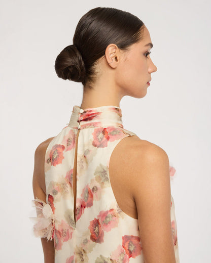 Cinq à Sept Floating Poppies Sylvia Dress