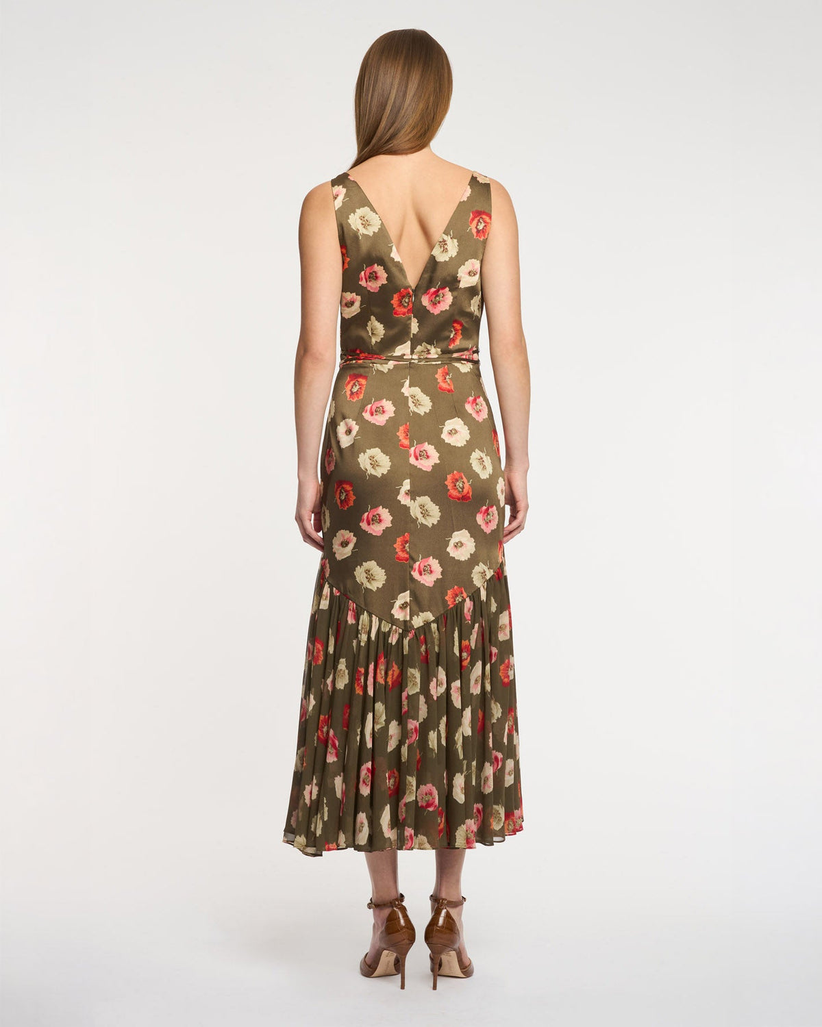 Cinq à Sept Floating Poppies Makaila Dress