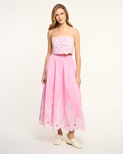 Cinq à Sept Paisley Bloom Embroidered Caterina Top