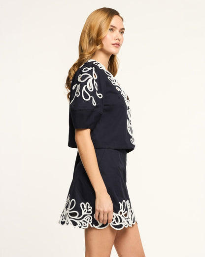 Cinq à Sept Paisley Bloom Embroidered Bellara Top