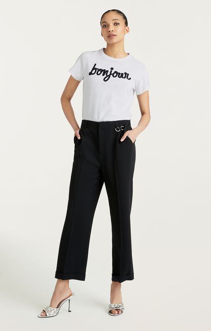 Cinq à Sept Shrunken Fringe Bonjour Tee