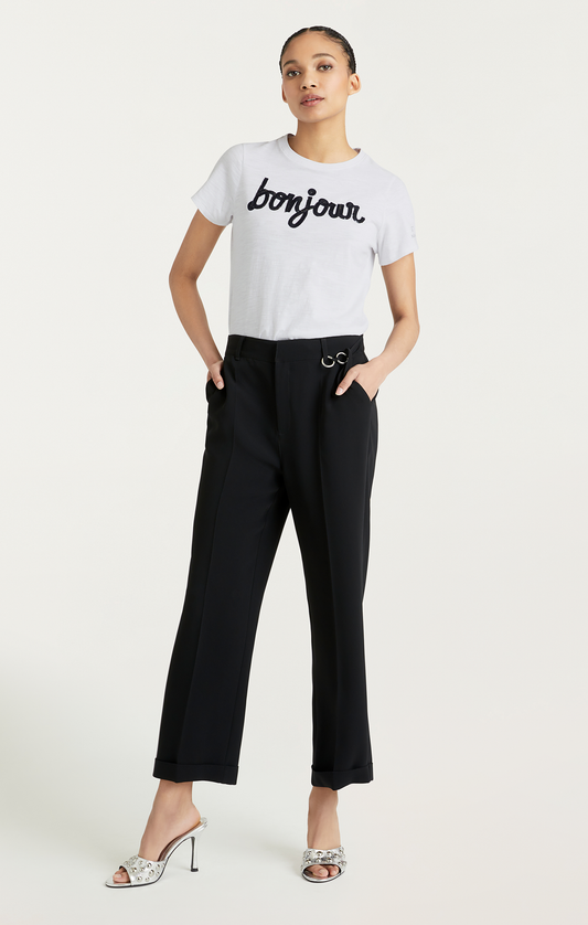 Cinq à Sept Shrunken Fringe Bonjour Tee