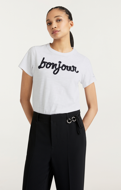 Cinq à Sept Shrunken Fringe Bonjour Tee