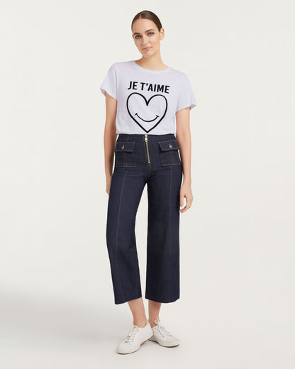 Cinq à Sept Smiling Heart Tee