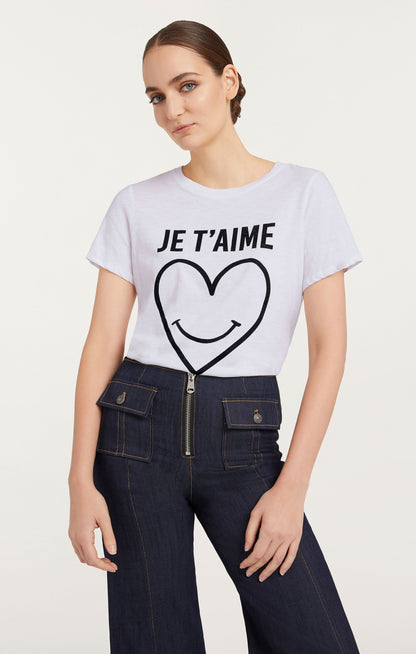 Cinq à Sept Smiling Heart Tee