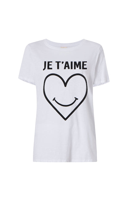 Cinq à Sept Smiling Heart Tee
