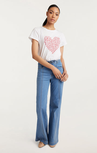Cinq à Sept Je T'aime Heart Tee