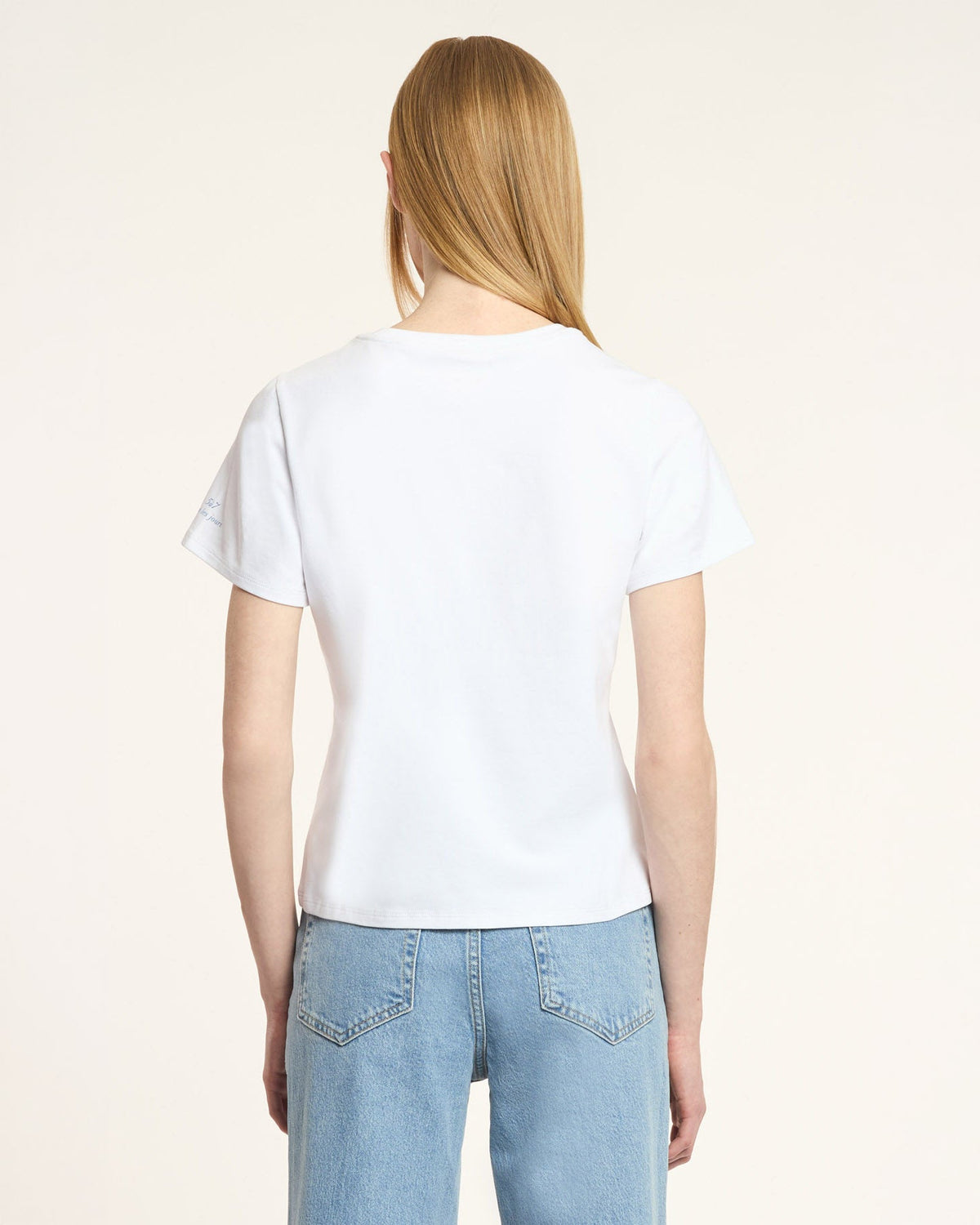Cinq à Sept Bonjour Scribble Shrunken Tee
