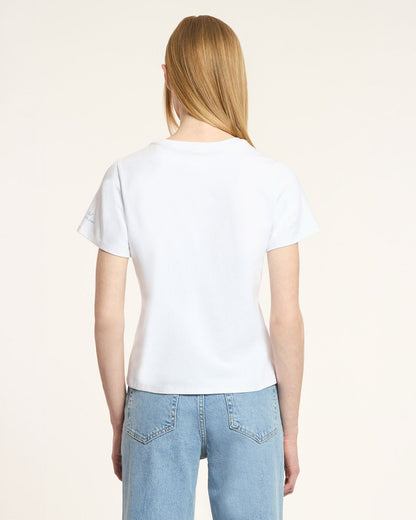 Cinq à Sept Bonjour Scribble Shrunken Tee