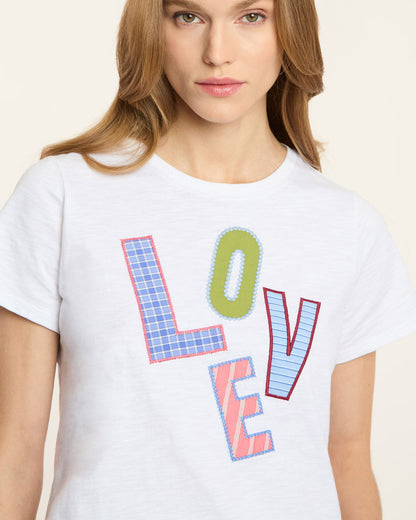Cinq à Sept Love Collage Patch Shrunken Tee