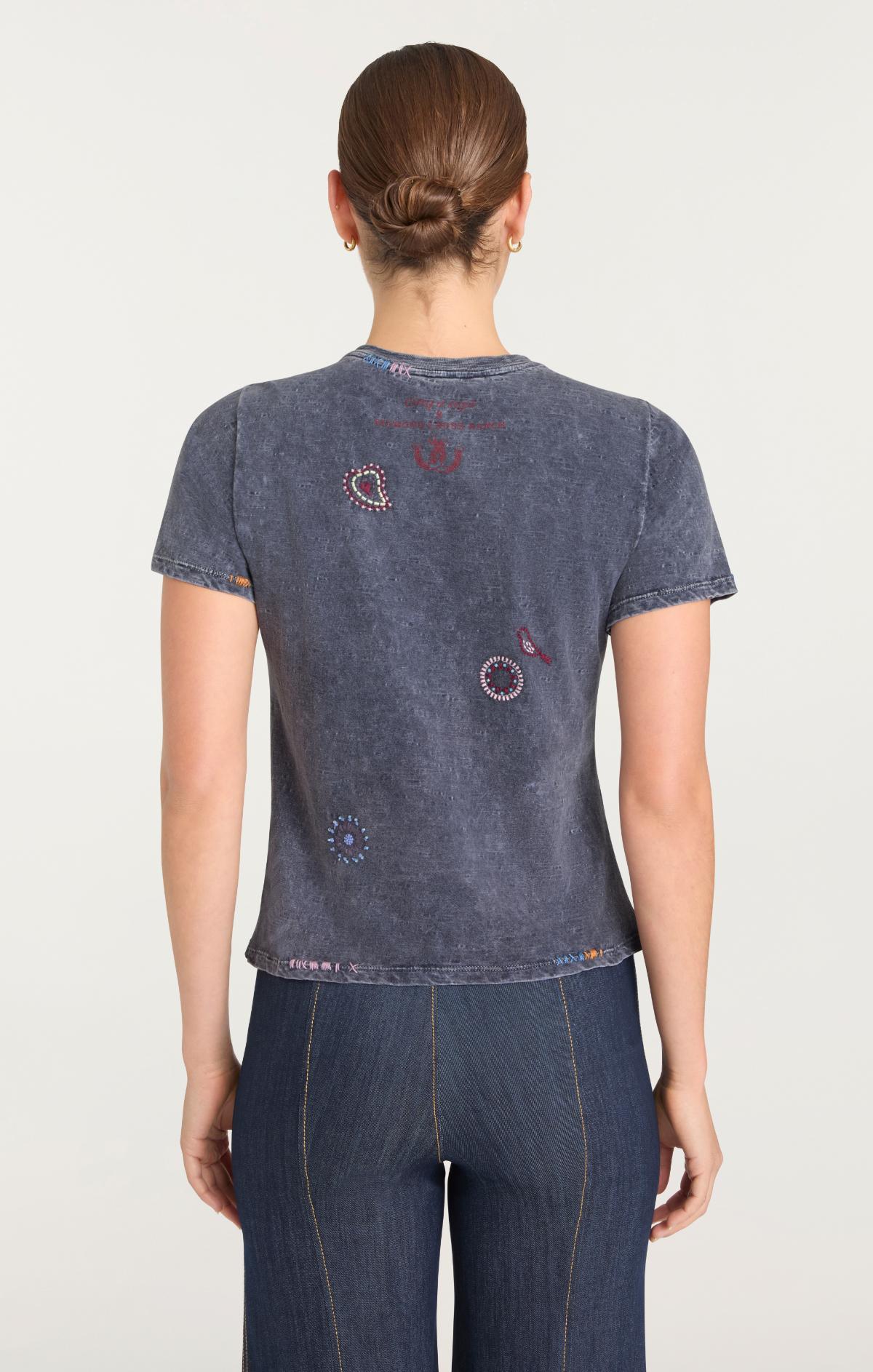 Cinq à Sept Bespoke Aint My First Rodeo Shrunken Tee