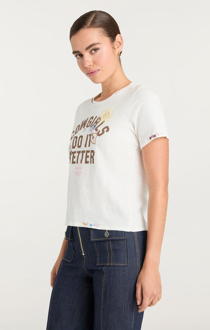 Cinq à Sept Bespoke Cowgirls Do It Better Shrunken Tee