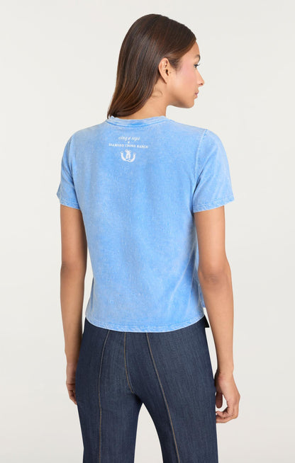 Cinq à Sept Garment Dyed Cowgirls Do It Better Shrunken Tee