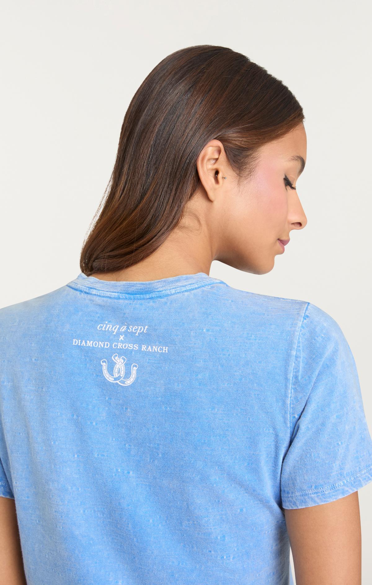 Cinq à Sept Garment Dyed Cowgirls Do It Better Shrunken Tee