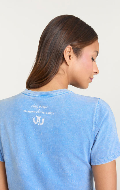 Cinq à Sept Garment Dyed Cowgirls Do It Better Shrunken Tee
