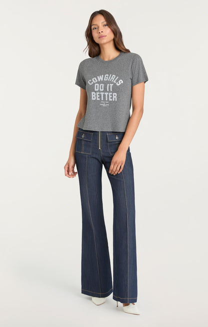 Cinq à Sept Heatset Cowgirls Do It Better Shrunken Tee