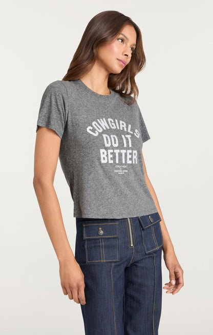 Cinq à Sept Heatset Cowgirls Do It Better Shrunken Tee