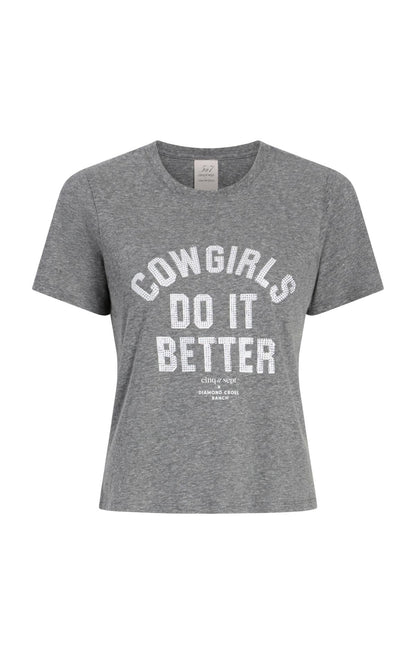 Cinq à Sept Heatset Cowgirls Do It Better Shrunken Tee