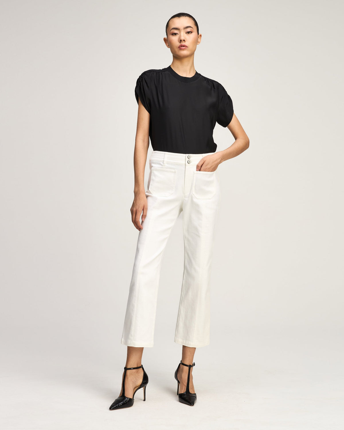Cinq à Sept White Dorothea Jeans