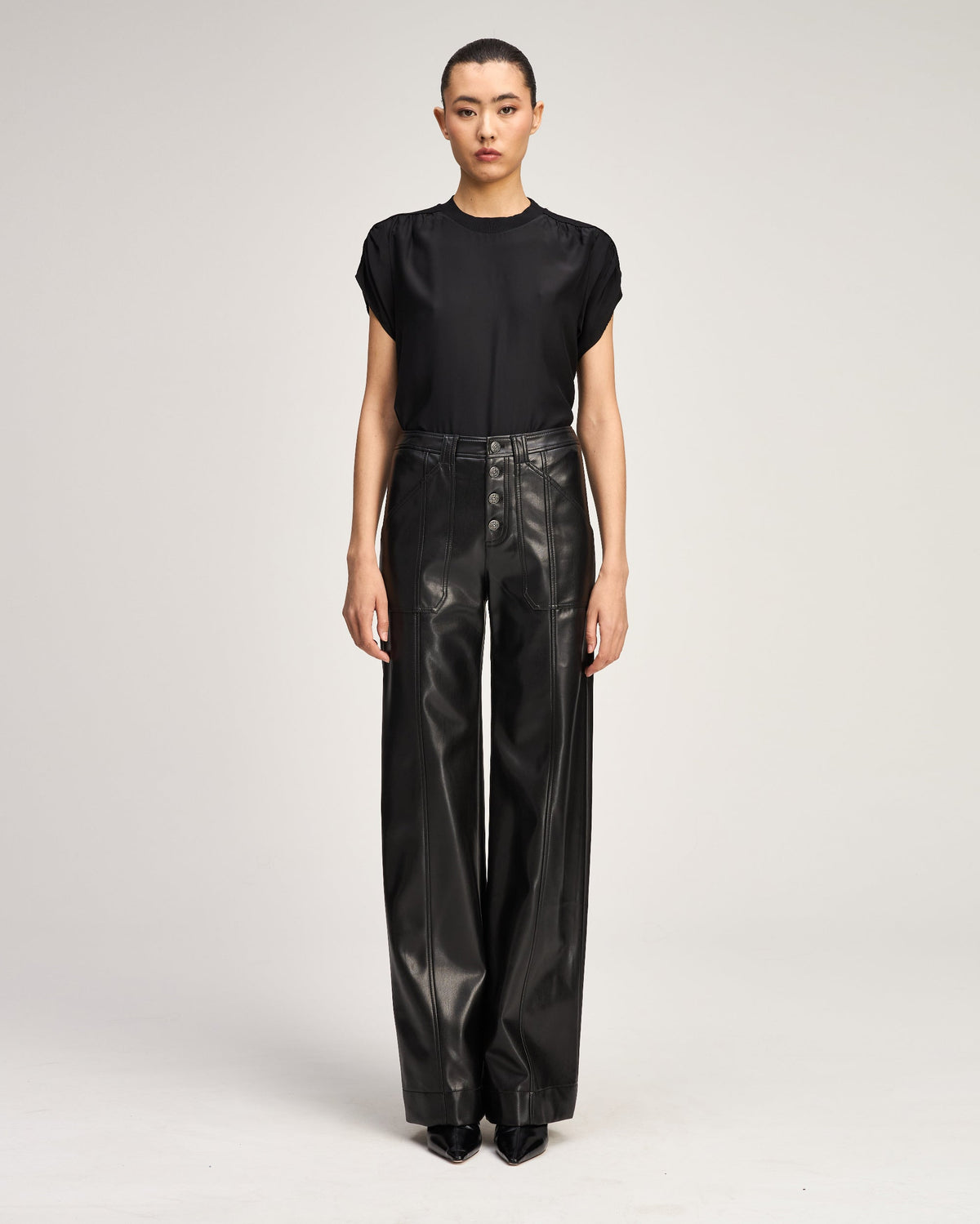 Cinq à Sept Vegan Leather Azure Pant