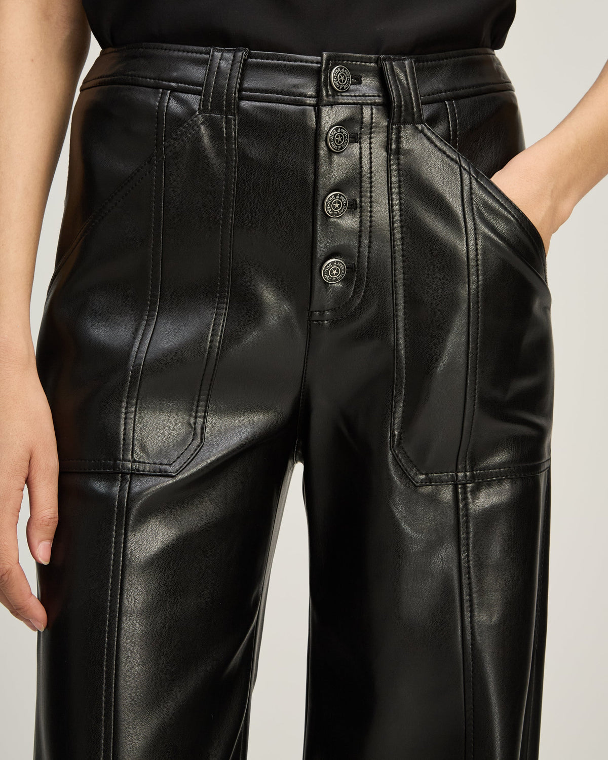Cinq à Sept Vegan Leather Azure Pant