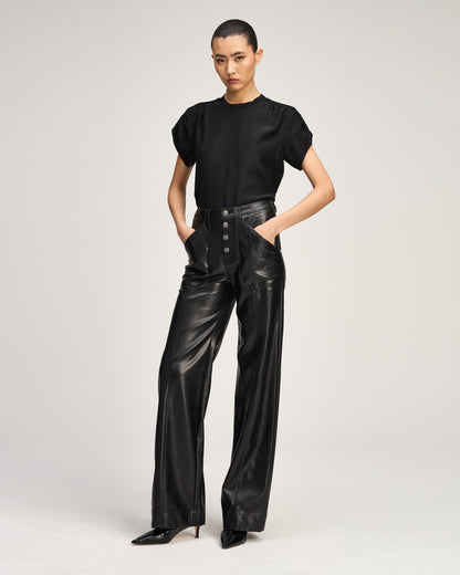 Cinq à Sept Vegan Leather Azure Pant