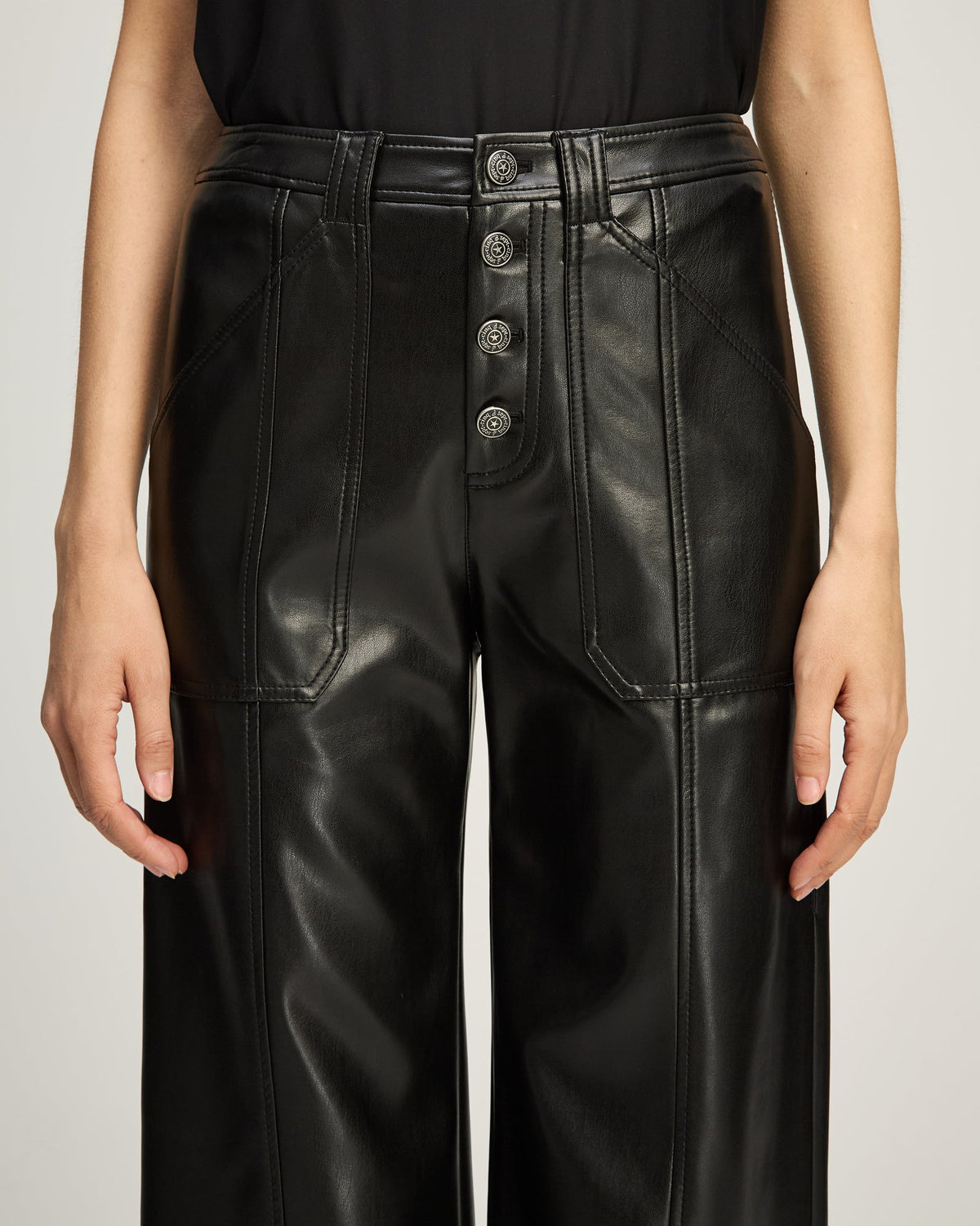 Cinq à Sept Vegan Leather Azure Pant