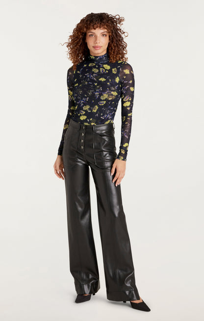 Cinq à Sept Vegan Leather Long Benji Pant