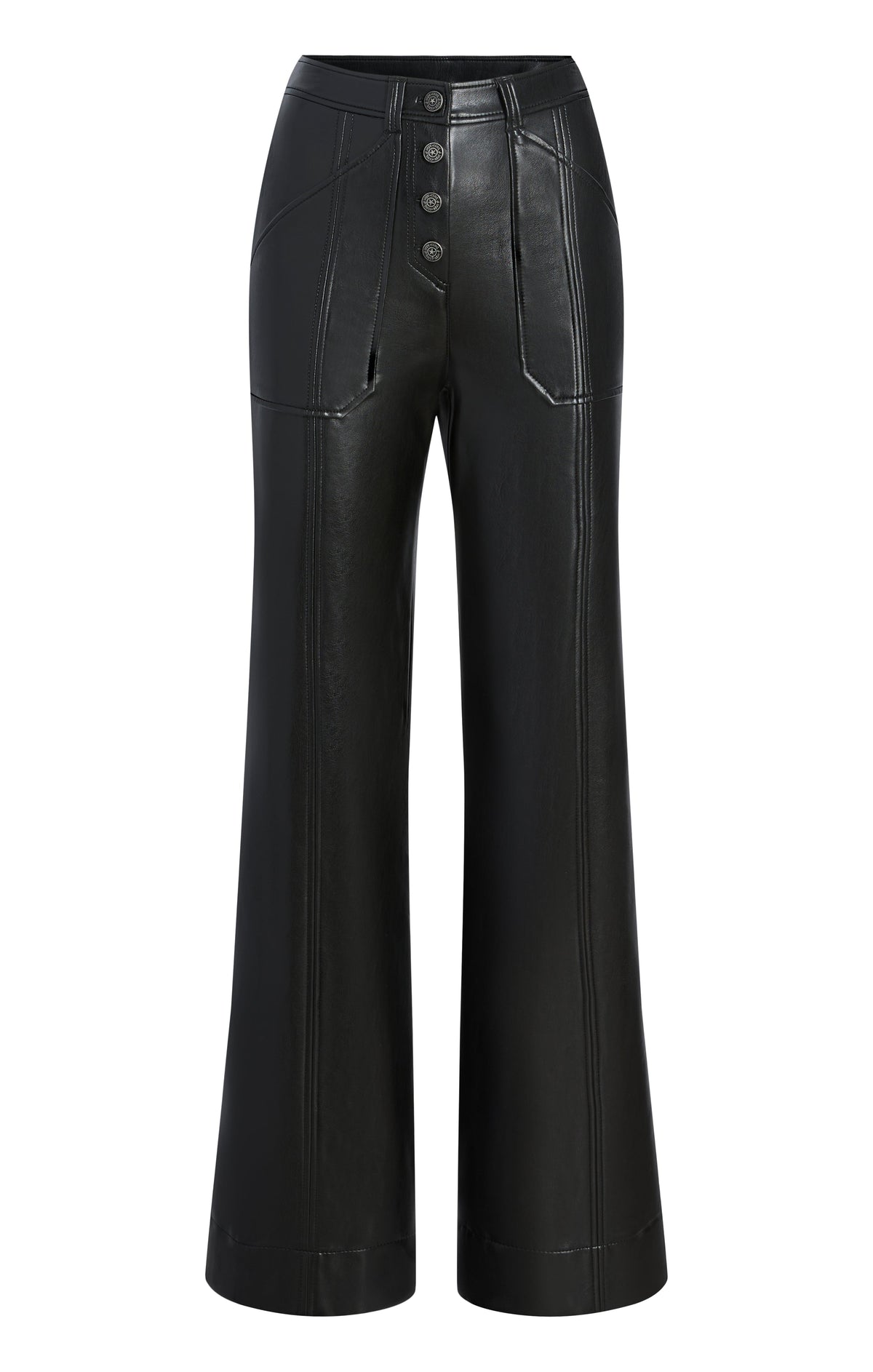 Cinq à Sept Vegan Leather Long Benji Pant