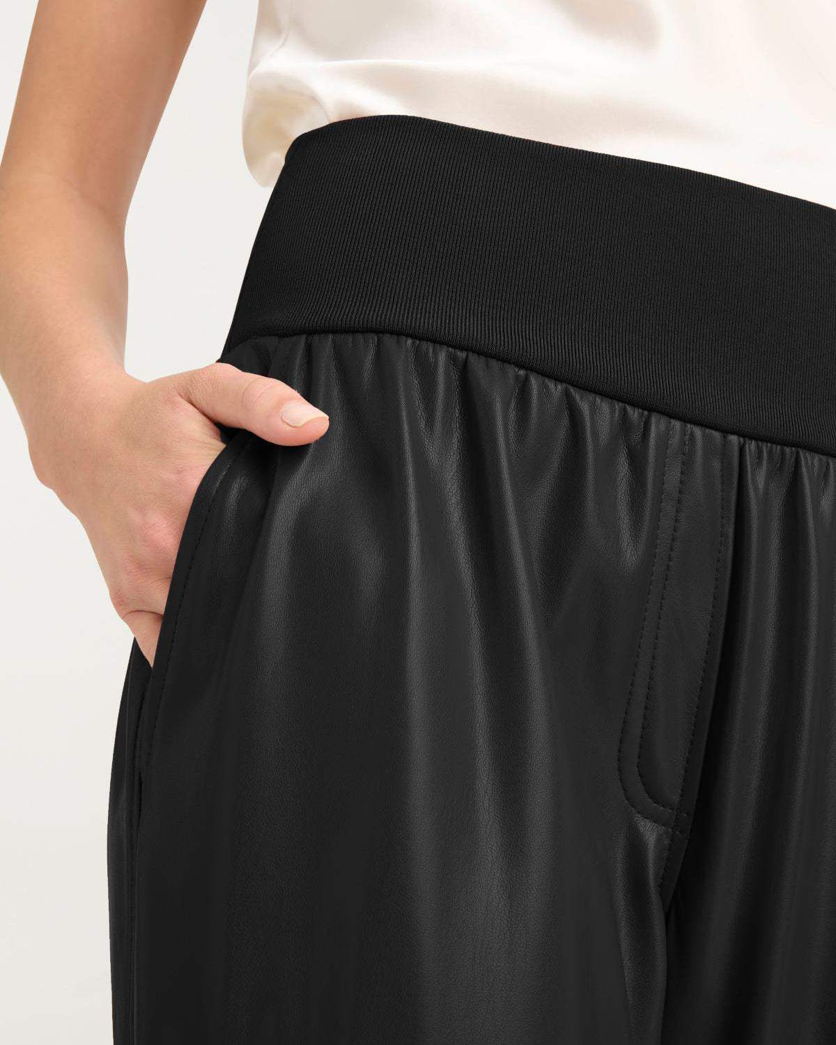 Cinq à Sept Vegan Leather Giles Pant