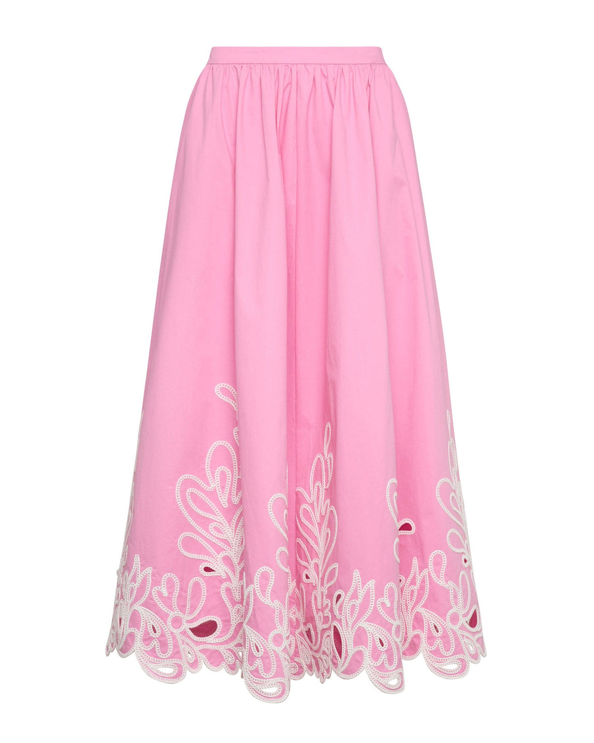 Cinq à Sept Paisley Bloom Embroidered Espe Skirt