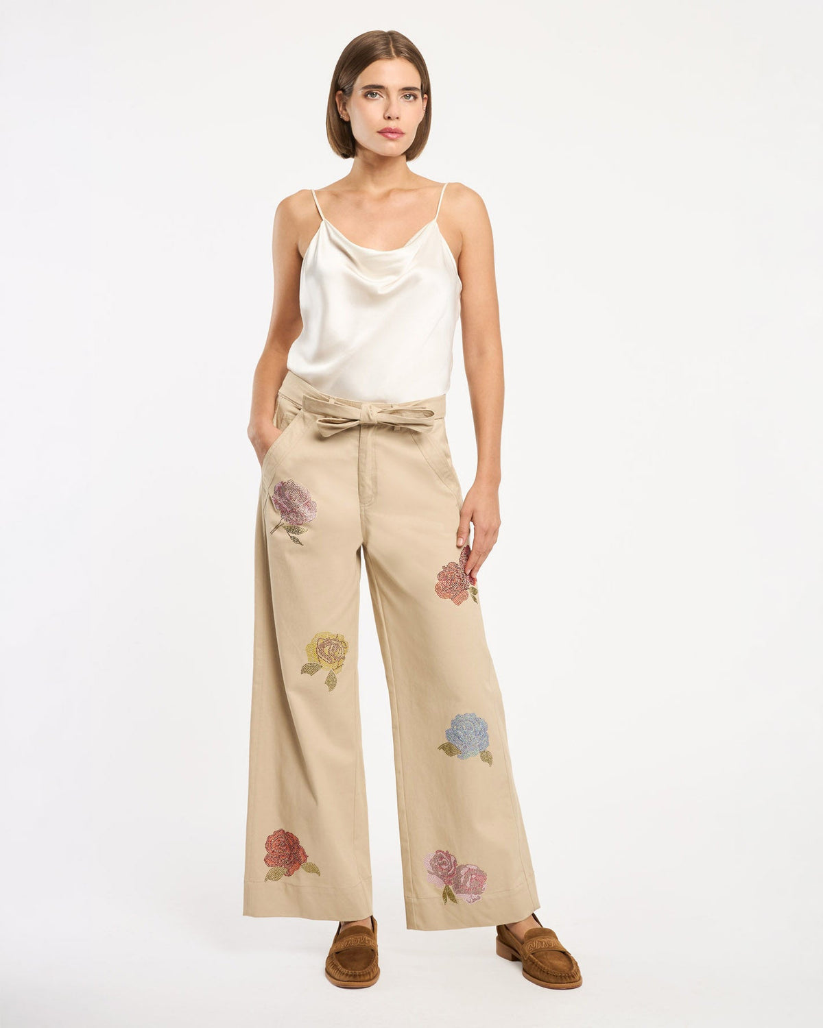 Cinq à Sept Heatset Roses Mylah Pant