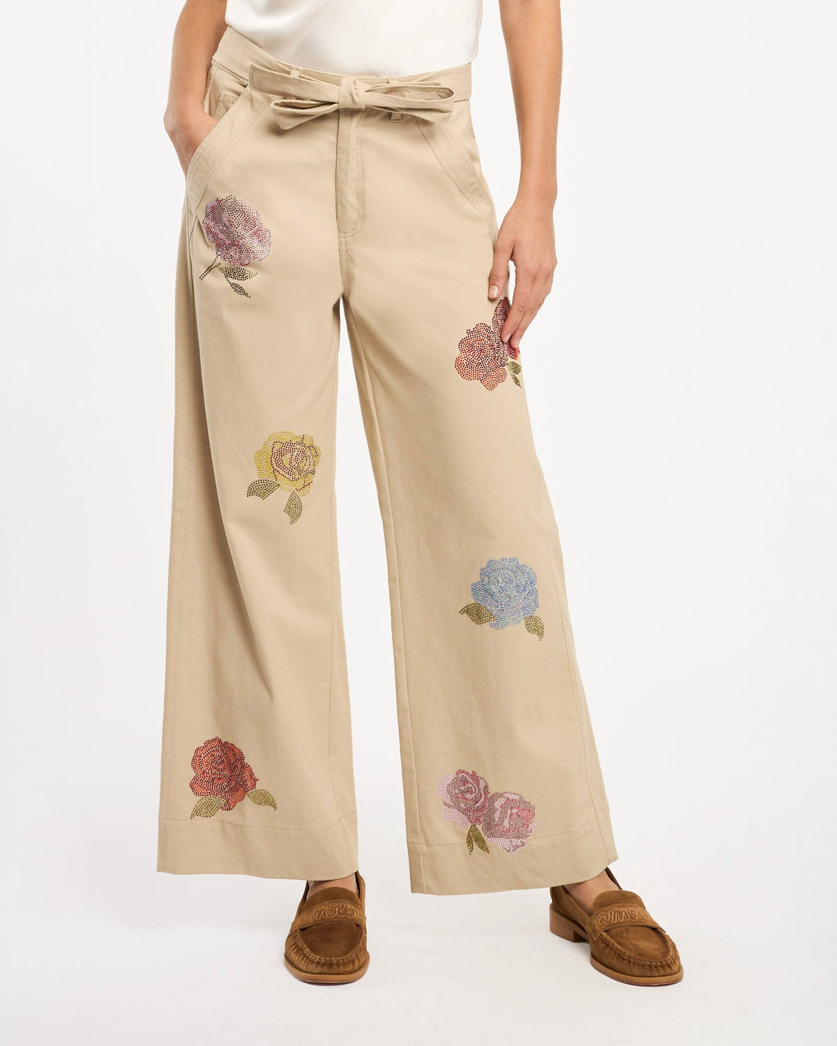 Cinq à Sept Heatset Roses Mylah Pant