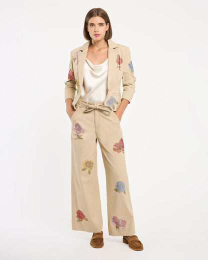 Cinq à Sept Heatset Roses Mylah Pant