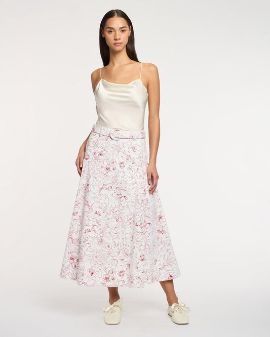 Cinq à Sept Garden Doodle Nala Skirt