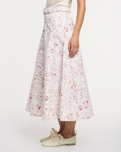 Cinq à Sept Garden Doodle Nala Skirt