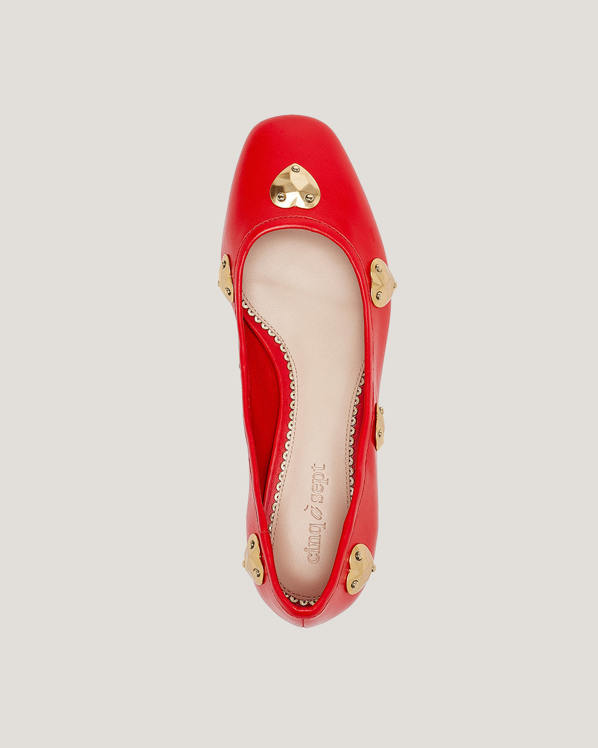 Cinq à Sept Marin Block Heel Ballet Pump