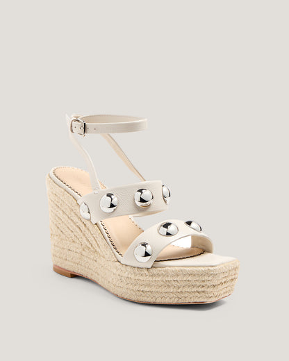 Cinq à Sept Georgia Studded Wedge Espadrille