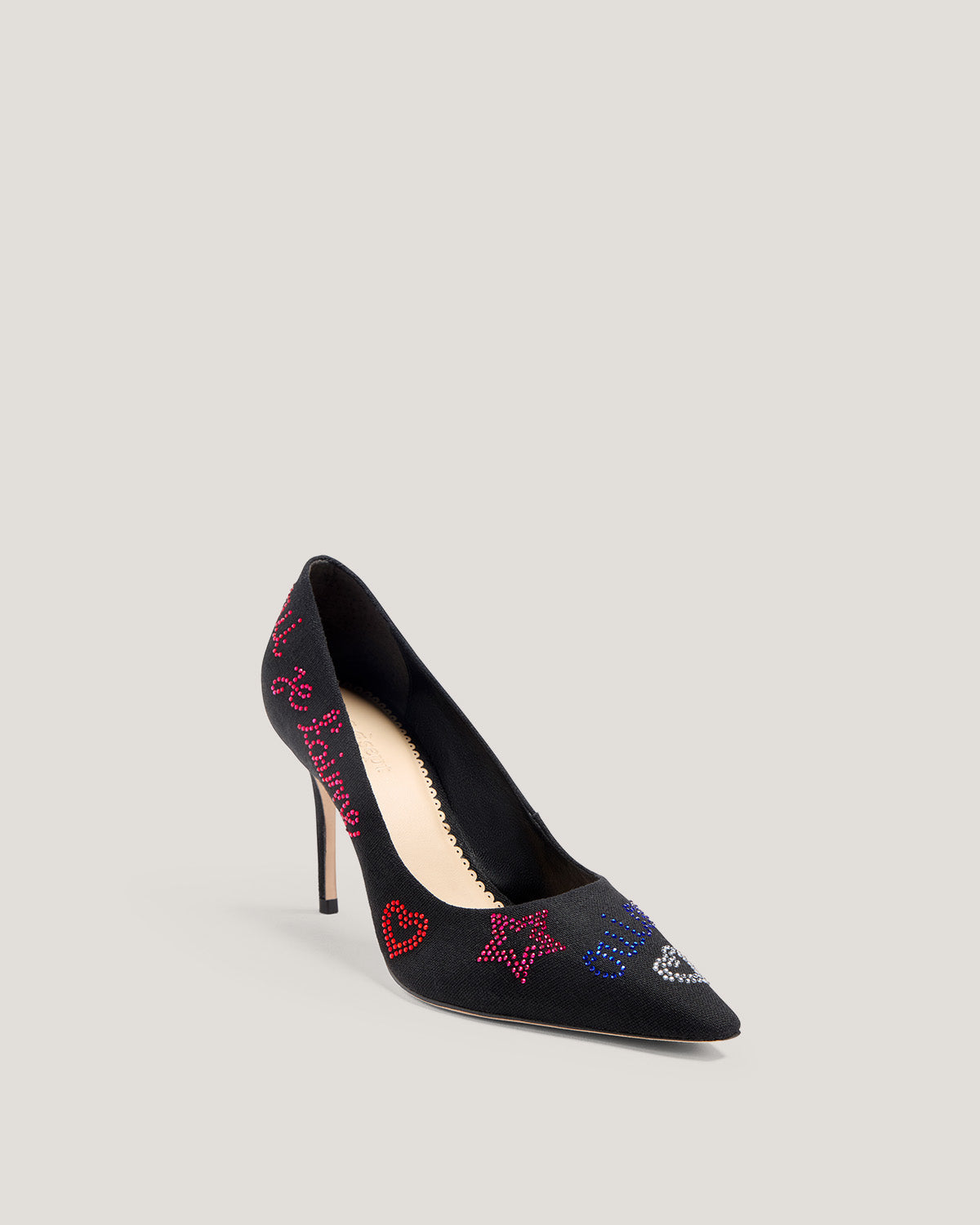 Cinq à Sept Juliet Heatset Linen Pointed Pump