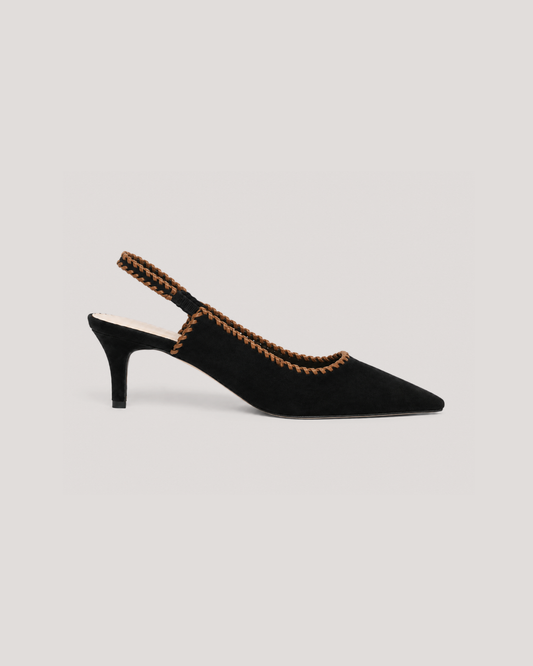 Cinq à Sept Sylvie Suede Slingback Pump