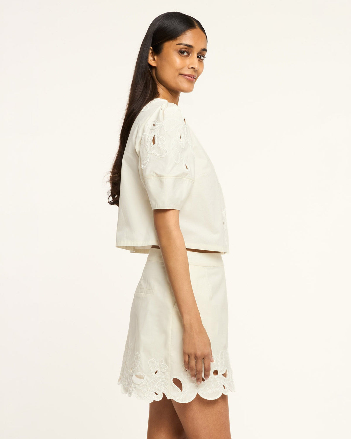Cinq à Sept Paisley Bloom Embroidered Bellara Top