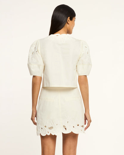 Cinq à Sept Paisley Bloom Embroidered Bellara Top